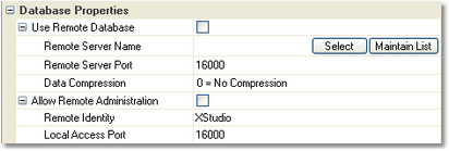 Database Properties (Expanded View)